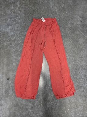 Time and Tru Coral Wide Leg Pants Size M